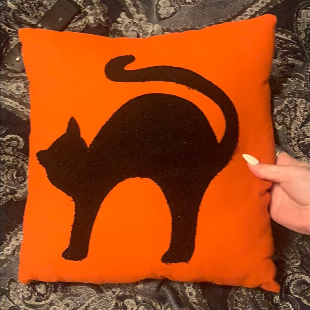 Small decorative Halloween pillow